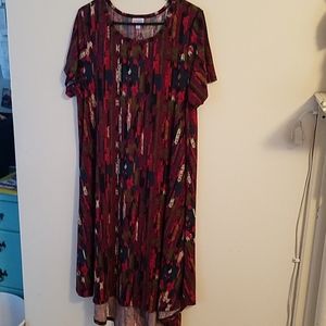 LuLaRoe High Low Dress - Multicolor Pattern